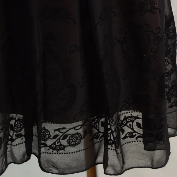 JESSICA Tule/Net/Layered Embossed Skirt SZ 12 NWT #B44 - Picture 7 of 10